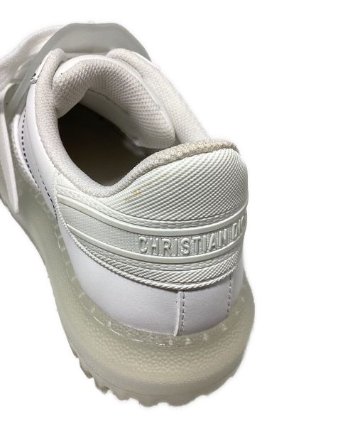 Christian Dior（クリスチャン ディオール）Christian Dior (クリスチャン ディオール) DIOR-ID(ディオールアイディー) レザーラバースニーカー ホワイト サイズ:34の古着・服飾アイテム