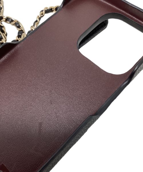 CHANEL（シャネル）CHANEL (シャネル) マトラッセフォンホルダー ブラック サイズ:iphone15proの古着・服飾アイテム