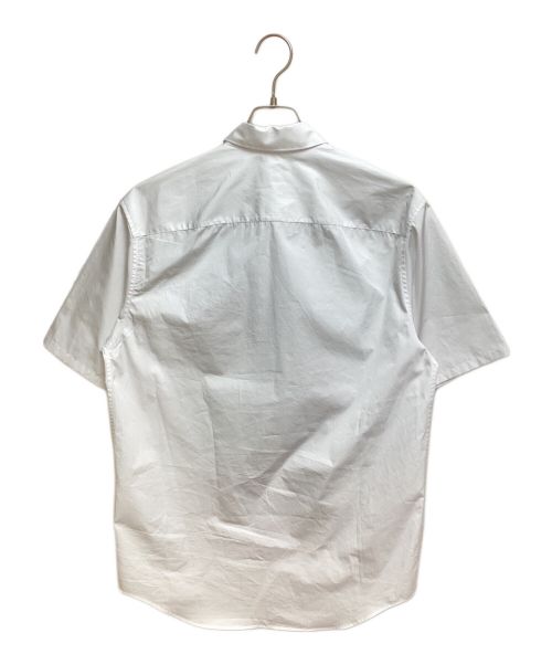PRADA（プラダ）PRADA (プラダ) Plain Cotton Logo Luxury Shirts ホワイト サイズ:Sの古着・服飾アイテム