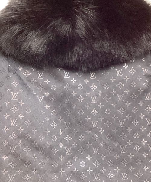LOUIS VUITTON（ルイ ヴィトン）LOUIS VUITTON (ルイ ヴィトン) モノグラムファーコート ブラック サイズ:34の古着・服飾アイテム