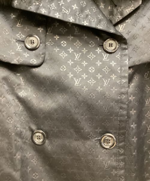 LOUIS VUITTON（ルイ ヴィトン）LOUIS VUITTON (ルイ ヴィトン) モノグラムファーコート ブラック サイズ:34の古着・服飾アイテム