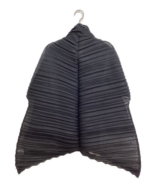 ISSEY MIYAKE（イッセイミヤケ）ISSEY MIYAKE (イッセイミヤケ) ドルマンスリーブプリーツジャケット ブラック サイズ:2の古着・服飾アイテム