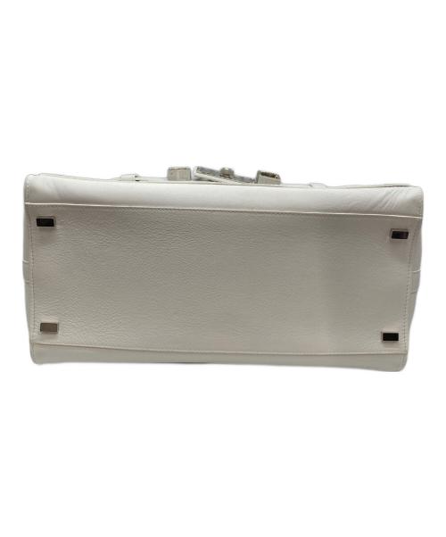 PROENZA SCHOULER（プロエンザ スクーラー）PROENZA SCHOULER (プロエンザ スクーラー) レザーバッグ ホワイトの古着・服飾アイテム