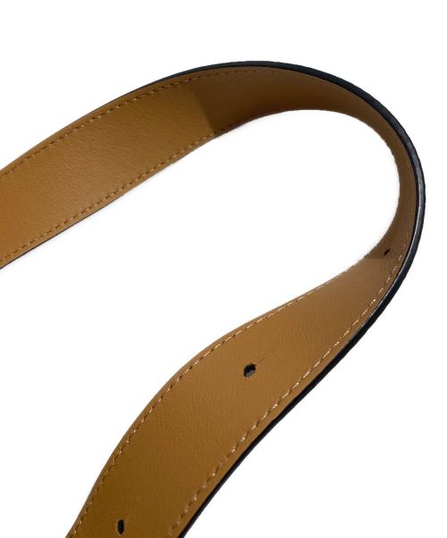 LOEWE（ロエベ）LOEWE (ロエベ) レザーキューブバッグ ブラック×キャメスの古着・服飾アイテム