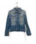 Saint Laurent Paris（サンローランパリ）の古着「レースアップデニムジャケット」｜インディゴ
