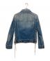 Saint Laurent Paris (サンローランパリ) レースアップデニムジャケット インディゴ サイズ:S 未使用品：25000円
