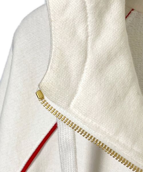 GUCCI（グッチ）GUCCI (グッチ) ウェブ＆GUCCI ラベル付き スウェットシャツ アイボリー サイズ:XLの古着・服飾アイテム