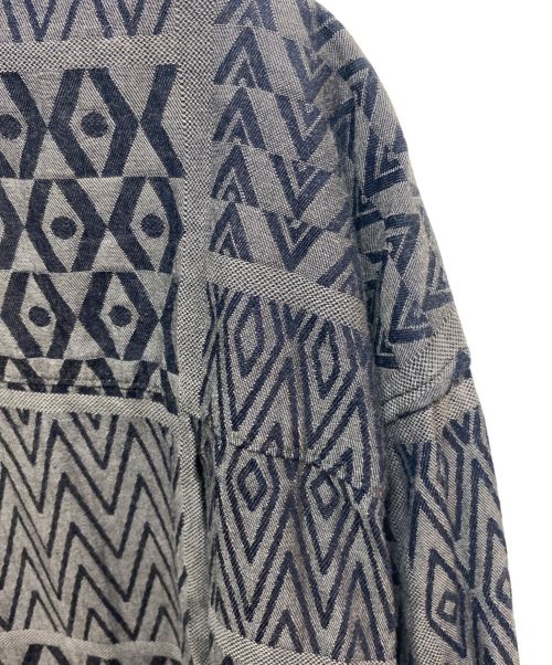 Yohji Yamamoto pour homme（ヨウジヤマモト プールオム）Yohji Yamamoto pour homme (ヨウジヤマモト プールオム) 23AW Open Collar Pattern Shirt グレー サイズ:3の古着・服飾アイテム