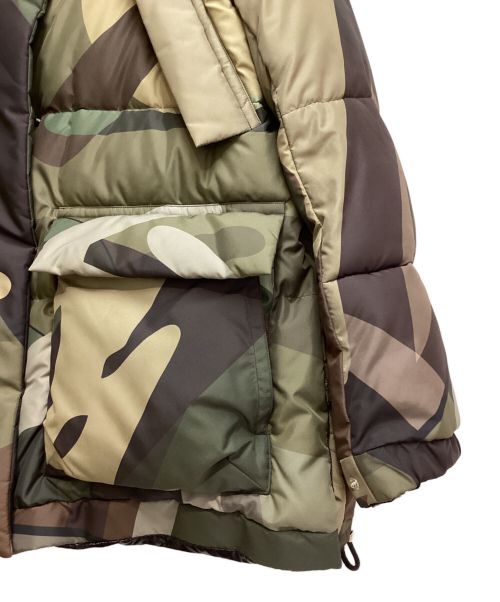 sacai（サカイ）sacai (サカイ) KAWS (カウズ) Padded Blouson(パテッドブルゾン) グリーン サイズ:2の古着・服飾アイテム