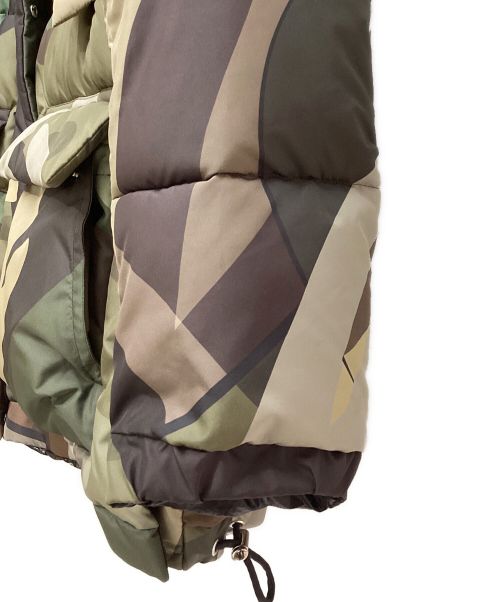 sacai（サカイ）sacai (サカイ) KAWS (カウズ) Padded Blouson(パテッドブルゾン) グリーン サイズ:2の古着・服飾アイテム
