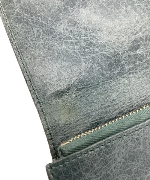 BALENCIAGA（バレンシアガ）BALENCIAGA (バレンシアガ) 長財布 ブルーの古着・服飾アイテム