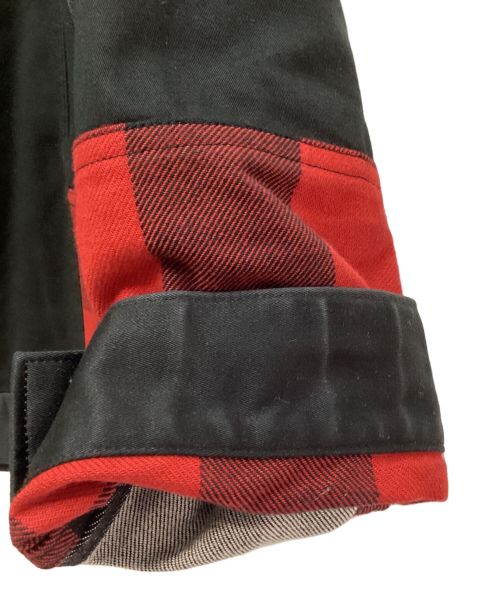 COMME des GARCONS HOMME（コムデギャルソン オム）COMME des GARCONS HOMME (コムデギャルソン オム) 23AW パッチワークデニムジャケット ブラック サイズ:Sの古着・服飾アイテム
