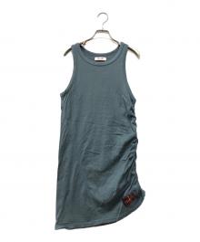 SYUMAN.（シュウマン）の古着「ツイストタンクトップ」｜グリーン