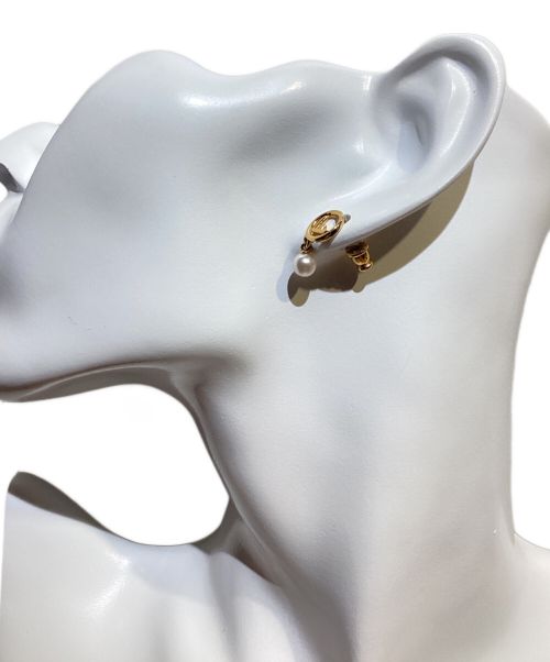 FENDI（フェンディ）FENDI (フェンディ) Pearl accessory earrings（パールアクセサリーピアス） ゴールド サイズ:-の古着・服飾アイテム
