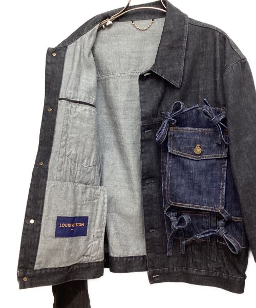 LOUIS VUITTON（ルイ ヴィトン）LOUIS VUITTON (ルイ ヴィトン) 22AW Karakoram denim jacket（カラコラムデニムジャケット） インディゴ サイズ:54の古着・服飾アイテム