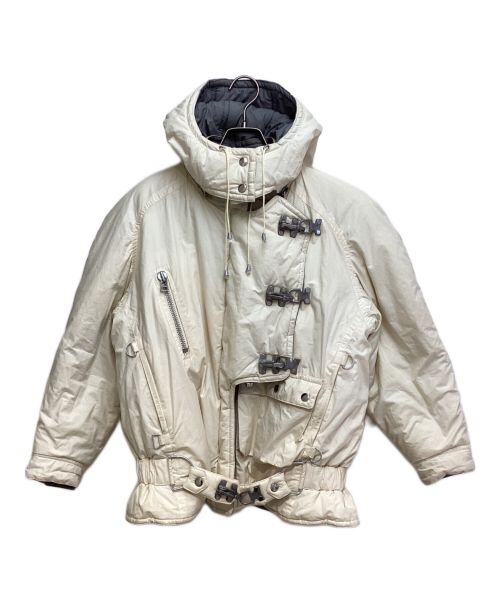 ISSEY MIYAKE（イッセイミヤケ）ISSEY MIYAKE (イッセイミヤケ) ISSEY SPORT (イッセイスポーツ) Cotton Down Jacket （コットンダウンジャケット） ホワイト サイズ:9の古着・服飾アイテム