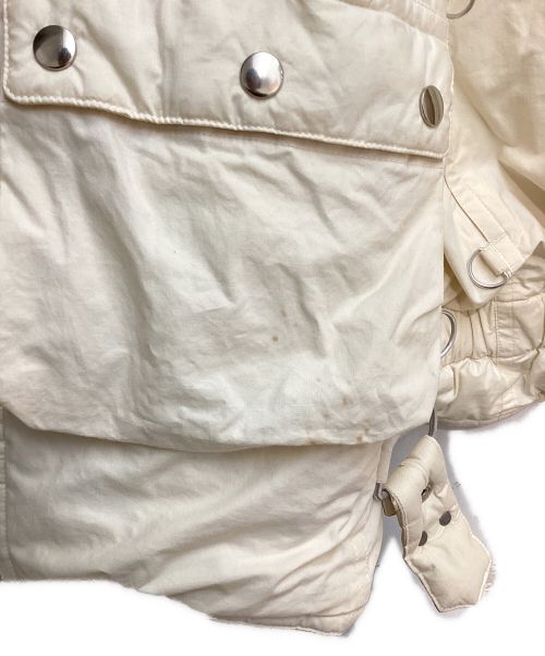 ISSEY MIYAKE（イッセイミヤケ）ISSEY MIYAKE (イッセイミヤケ) ISSEY SPORT (イッセイスポーツ) Cotton Down Jacket （コットンダウンジャケット） ホワイト サイズ:9の古着・服飾アイテム