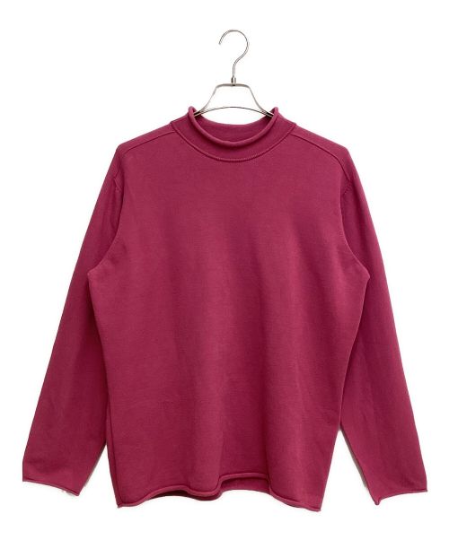 HOMME PLISSE ISSEY MIYAKE（オム プリッセ イッセイ ミヤケ）HOMME PLISSE ISSEY MIYAKE (オムプリッセ イッセイ ミヤケ) Inside out turtleneck knit（インサイドアウトタートルネックニット） ピンク サイズ:サイズ表記なしの古着・服飾アイテム