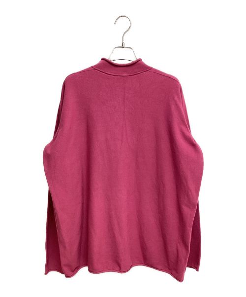HOMME PLISSE ISSEY MIYAKE（オム プリッセ イッセイ ミヤケ）HOMME PLISSE ISSEY MIYAKE (オムプリッセ イッセイ ミヤケ) Inside out turtleneck knit（インサイドアウトタートルネックニット） ピンク サイズ:サイズ表記なしの古着・服飾アイテム
