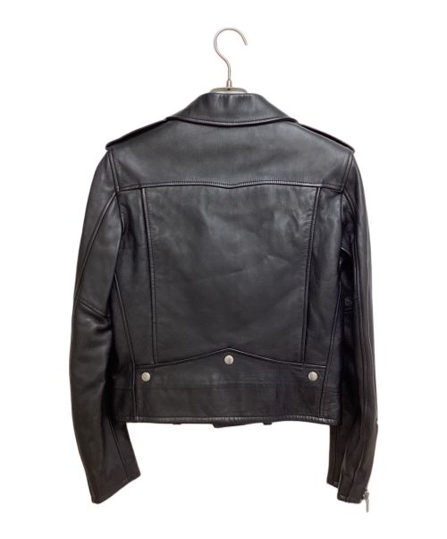Saint Laurent Paris（サンローランパリ）Saint Laurent Paris (サンローランパリ) クラシックモーターサイクルライダースレザージャケット ブラック サイズ:38の古着・服飾アイテム