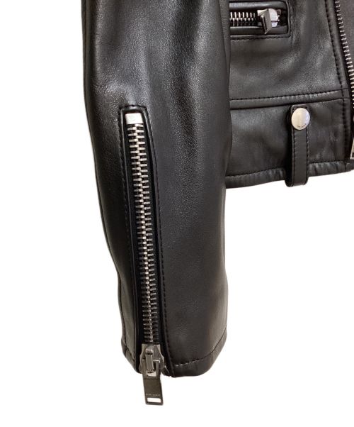 Saint Laurent Paris（サンローランパリ）Saint Laurent Paris (サンローランパリ) クラシックモーターサイクルライダースレザージャケット ブラック サイズ:38の古着・服飾アイテム