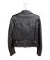 Saint Laurent Paris (サンローランパリ) クラシックモーターサイクルライダースレザージャケット ブラック サイズ:38：160000円
