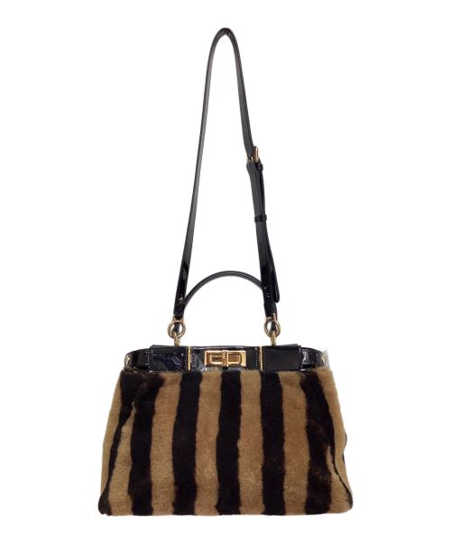 FENDI（フェンディ）FENDI (フェンディ) ピーカブー レギュラー ペカンの古着・服飾アイテム