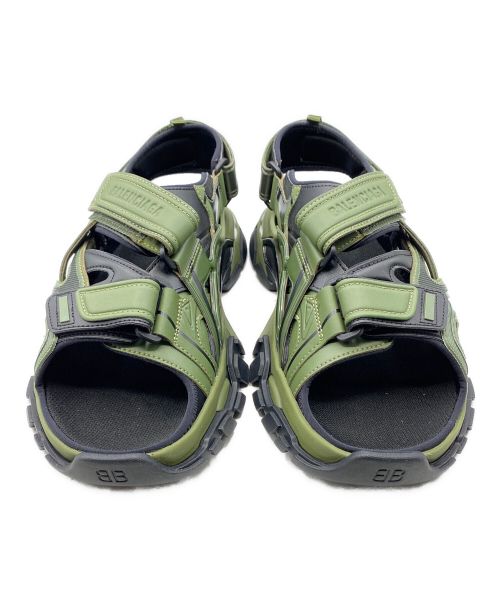 BALENCIAGA（バレンシアガ）BALENCIAGA (バレンシアガ) TRACK SANDAL グリーン サイズ:42の古着・服飾アイテム