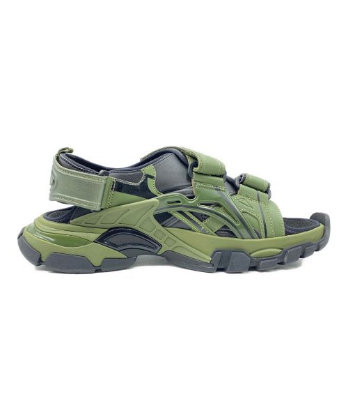 BALENCIAGA（バレンシアガ）BALENCIAGA (バレンシアガ) TRACK SANDAL グリーン サイズ:42の古着・服飾アイテム