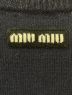 中古・古着 MIU MIU (ミュウミュウ) カットオフショートニット ネイビー サイズ:40：50000円
