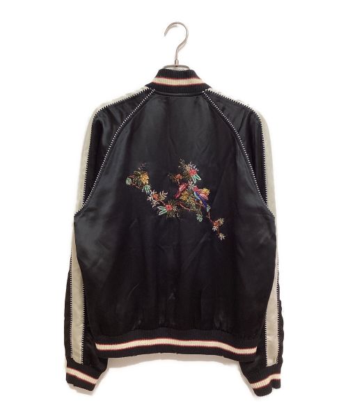 Saint Laurent Paris（サンローランパリ）Saint Laurent Paris (サンローランパリ) 19SS バード刺繍スカジャン ブラック サイズ:48の古着・服飾アイテム