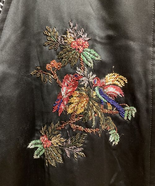 Saint Laurent Paris（サンローランパリ）Saint Laurent Paris (サンローランパリ) 19SS バード刺繍スカジャン ブラック サイズ:48の古着・服飾アイテム