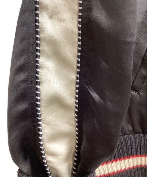 Saint Laurent Paris（サンローランパリ）Saint Laurent Paris (サンローランパリ) 19SS バード刺繍スカジャン ブラック サイズ:48の古着・服飾アイテム