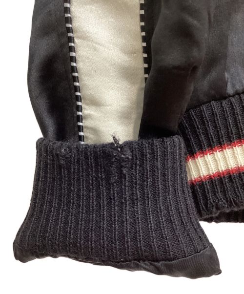 Saint Laurent Paris（サンローランパリ）Saint Laurent Paris (サンローランパリ) 19SS バード刺繍スカジャン ブラック サイズ:48の古着・服飾アイテム