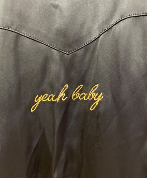Saint Laurent Paris（サンローランパリ）Saint Laurent Paris (サンローランパリ) 16SS yeah baby エンブロイダリージャケット ブラック サイズ:46の古着・服飾アイテム