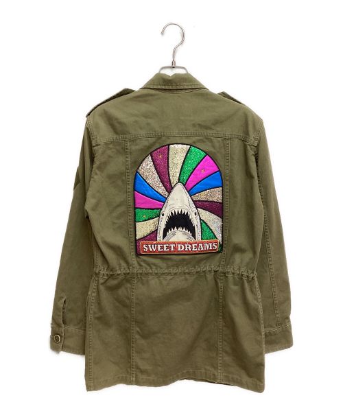 Saint Laurent Paris（サンローランパリ）Saint Laurent Paris (サンローランパリ) SWEET DREAMS(スウィートドリームズ) ミリタリージャケット カーキ サイズ:36の古着・服飾アイテム