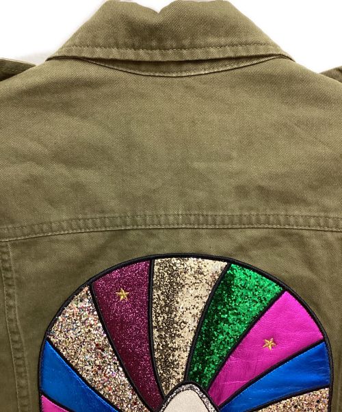 Saint Laurent Paris（サンローランパリ）Saint Laurent Paris (サンローランパリ) SWEET DREAMS(スウィートドリームズ) ミリタリージャケット カーキ サイズ:36の古着・服飾アイテム