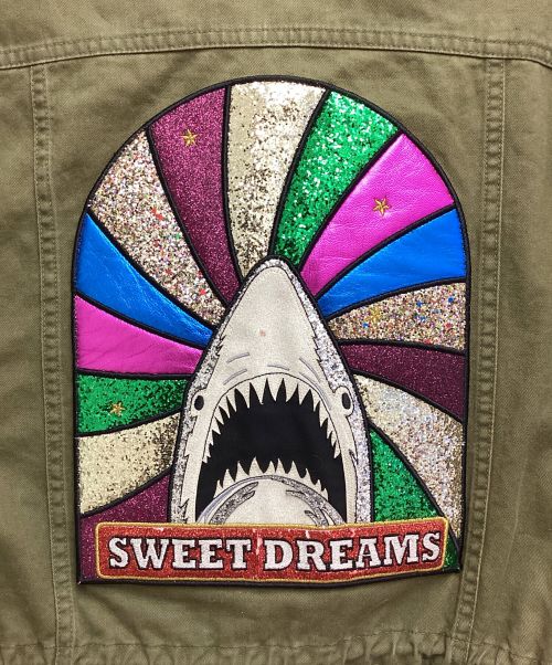 Saint Laurent Paris（サンローランパリ）Saint Laurent Paris (サンローランパリ) SWEET DREAMS(スウィートドリームズ) ミリタリージャケット カーキ サイズ:36の古着・服飾アイテム