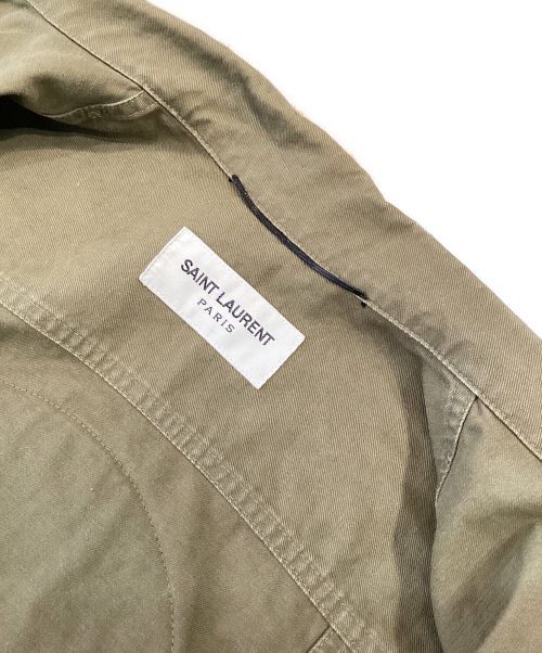 Saint Laurent Paris（サンローランパリ）Saint Laurent Paris (サンローランパリ) SWEET DREAMS(スウィートドリームズ) ミリタリージャケット カーキ サイズ:36の古着・服飾アイテム