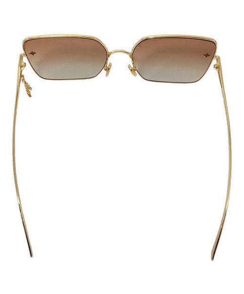 LOUIS VUITTON（ルイ ヴィトン）LOUIS VUITTON (ルイ ヴィトン) LV Charm Square Sunglasses（LVチャーム スクエア サングラス） ゴールド サイズ:60◻︎18の古着・服飾アイテム