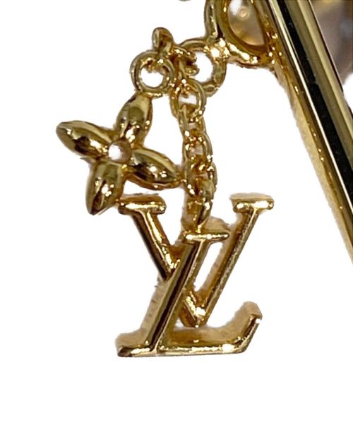 LOUIS VUITTON（ルイ ヴィトン）LOUIS VUITTON (ルイ ヴィトン) LV Charm Square Sunglasses（LVチャーム スクエア サングラス） ゴールド サイズ:60◻︎18の古着・服飾アイテム