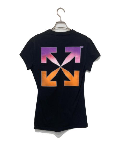 OFFWHITE（オフホワイト）OFFWHITE (オフホワイト) プリントTシャツ ブラック サイズ:Sの古着・服飾アイテム