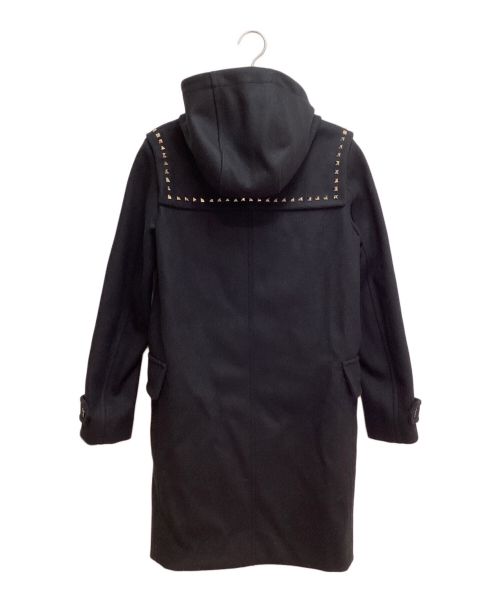 VALENTINO GARAVANI（ヴァレンティノ・ガラヴァーニ）VALENTINO GARAVANI (ヴァレンティノ・ガラヴァーニ) Rock studded duffle coat（ロックスタッズダッフルコート） ブラック サイズ:36の古着・服飾アイテム
