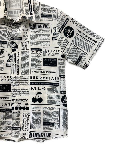 MILK BOY（ミルクボーイ）MILK BOY (ミルクボーイ) CHERRY TALES SHIRTS ホワイト サイズ:FREEの古着・服飾アイテム