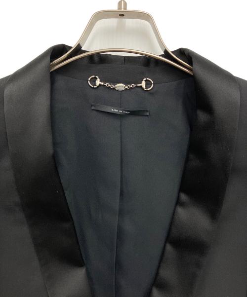 GUCCI（グッチ）GUCCI (グッチ) スモーキングジャケット ブラック サイズ:38の古着・服飾アイテム