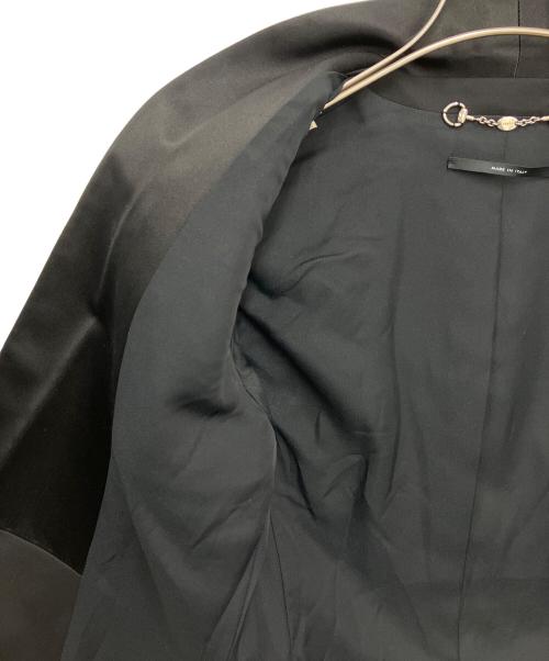 GUCCI（グッチ）GUCCI (グッチ) スモーキングジャケット ブラック サイズ:38の古着・服飾アイテム