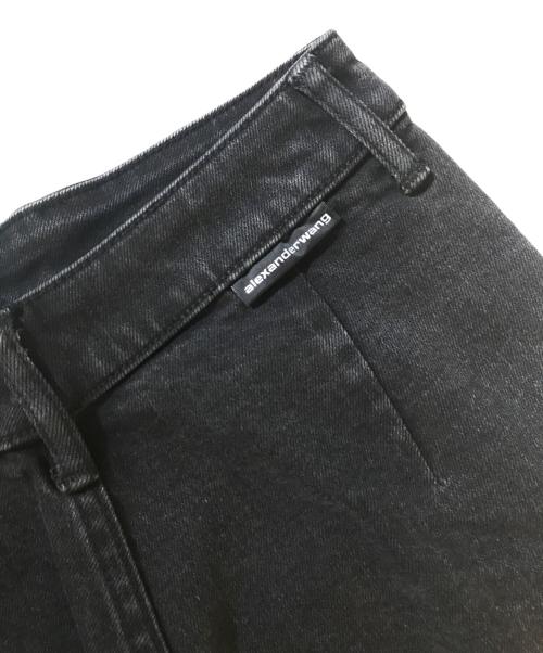 ALEXANDER WANG（アレキサンダー・ワン）ALEXANDER WANG (アレキサンダーワン) デニムパンツ ブラック サイズ:25 未使用品の古着・服飾アイテム