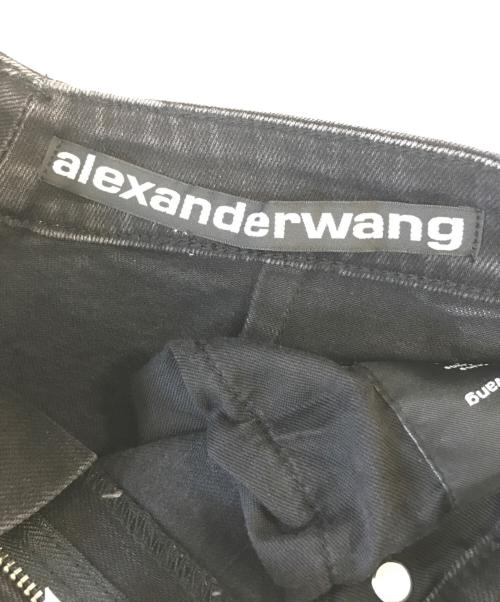 ALEXANDER WANG（アレキサンダー・ワン）ALEXANDER WANG (アレキサンダーワン) デニムパンツ ブラック サイズ:25 未使用品の古着・服飾アイテム