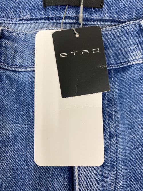 ETRO（エトロ）ETRO (エトロ) 装飾デニムパンツ インディゴ サイズ:26 未使用品の古着・服飾アイテム