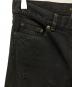 中古・古着 Saint Laurent Paris (サンローランパリ) ダメージデニムパンツ ブラック サイズ:27：20000円
